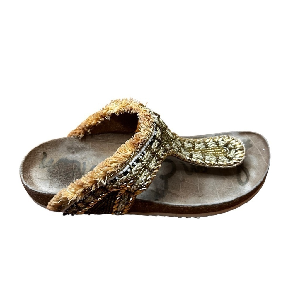 Sam Edelman Olivie Embellished Satin Thong Sandal - Picture 3 of 8